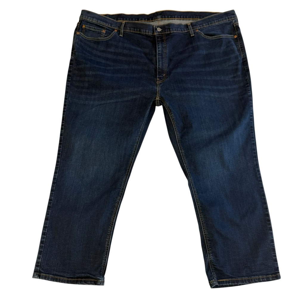 LEVIS 541 Athletic Taper Stretch Big & Tall 88% Cotton‎ Dark Jeans 52x29 #564